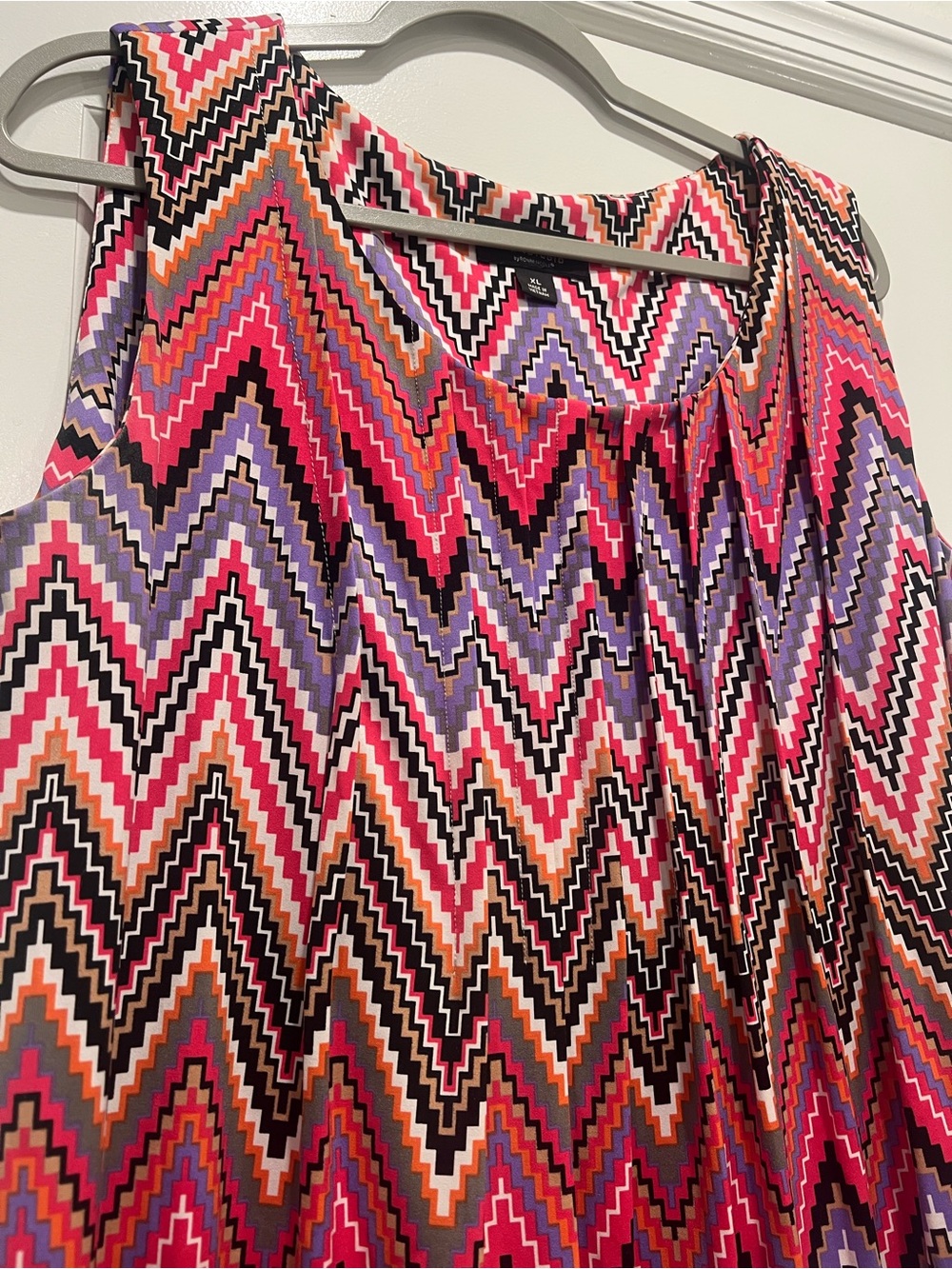 RN Studio by Ronni Nicole Women’s Chevron Dress XL - Picture 3 of 7